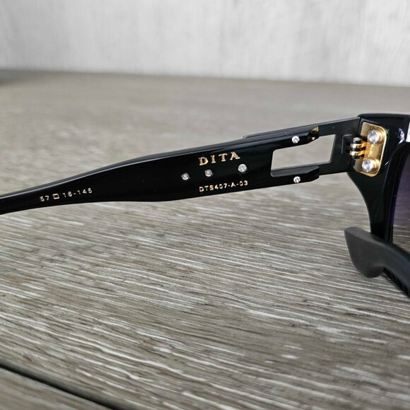 Dita Grandmaster-Seven Sunglasses DTS407-A-03 Matte Black/Black Iron/Dark Grey - Picture 11 of 16